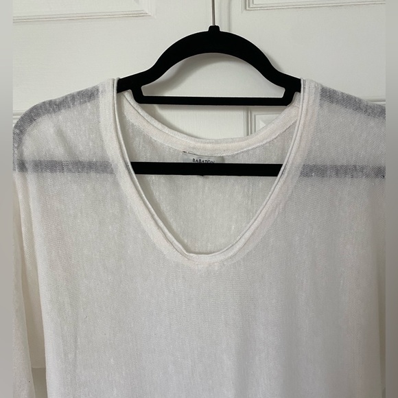 Aritzia Babaton Linen Tunic Shirt - Picture 3 of 3